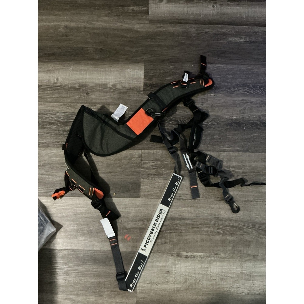 Piggyback Rider Scout Standing Child Carrier Orange 2 Years Up To 50lbs Hiking